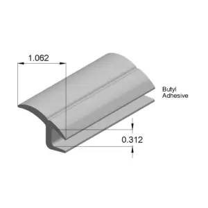 Windshield - Finish Edge 13101