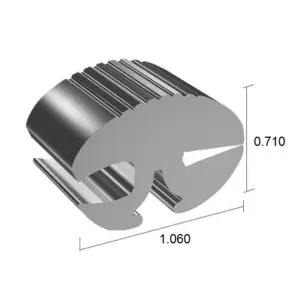 Windshield - Finish Edge 13801