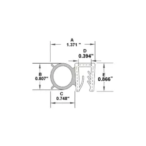 Trim Co-Extrusion 10mm