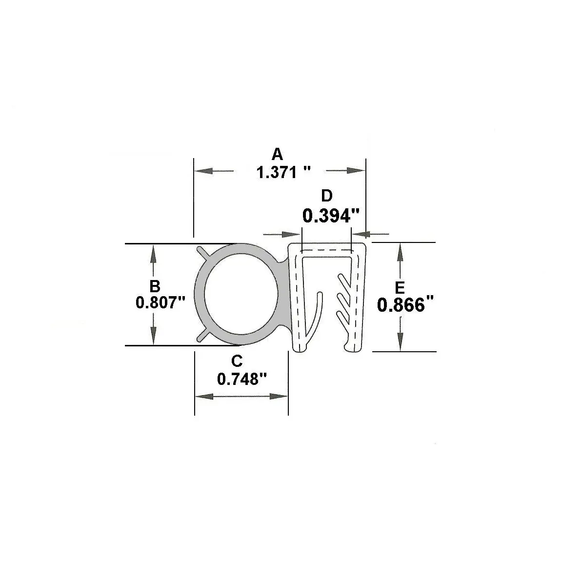 Trim Co-Extrusion 10mm